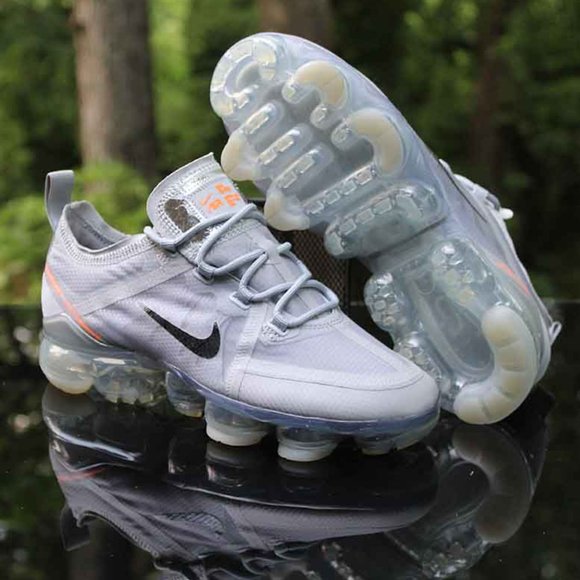 Nike Air VaporMax 2019 Wolf Grey Size 5Y - Picture 5 of 13